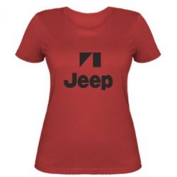 Женская футболка Jeep Logo - PrintSalon