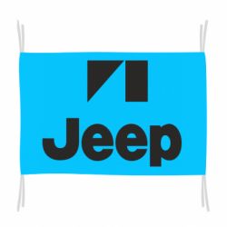 Флаг Jeep Logo - PrintSalon
