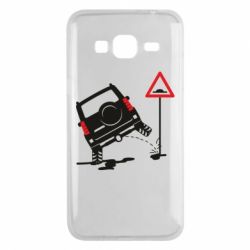 Чехол для Samsung J3 2016 Jeep pissing on the sign - PrintSalon