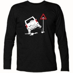 Футболка с длинным рукавом Jeep pissing on the sign - PrintSalon