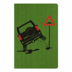 Блокнот с принто Jeep pissing on the sign - PrintSalon