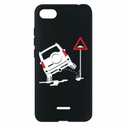 Чехол для Xiaomi Redmi 6A Jeep pissing on the sign - PrintSalon