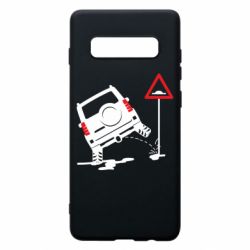 Чехол для Samsung S10+ Jeep pissing on the sign - PrintSalon