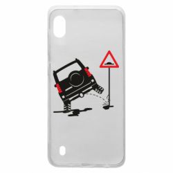 Чехол для Samsung A10 Jeep pissing on the sign - PrintSalon