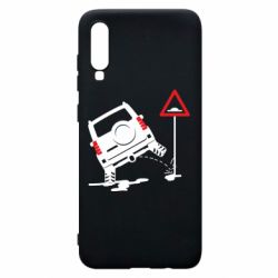 Чехол для Samsung A70 Jeep pissing on the sign - PrintSalon