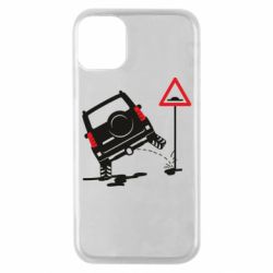 Чехол для iPhone 11 Pro Jeep pissing on the sign - PrintSalon