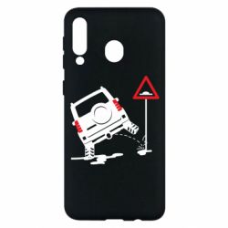 Чехол для Samsung M30 Jeep pissing on the sign - PrintSalon