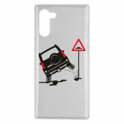Чехол для Samsung Note 10 Jeep pissing on the sign - PrintSalon
