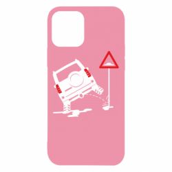 Чехол для iPhone 12 Jeep pissing on the sign - PrintSalon