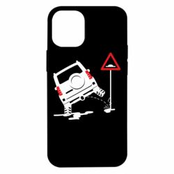 Чехол для iPhone 12 mini Jeep pissing on the sign - PrintSalon