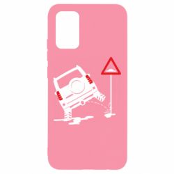 Чехол для Samsung A02s/M02s Jeep pissing on the sign - PrintSalon
