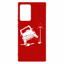 Чехол для Samsung Note 20 Ultra Jeep pissing on the sign - PrintSalon