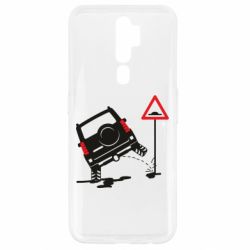 Чехол для Oppo A5/A9 2020 Jeep pissing on the sign - PrintSalon