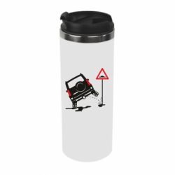 Термокружка Jeep pissing on the sign - PrintSalon