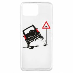 Чехол для Oppo A73 Jeep pissing on the sign - PrintSalon