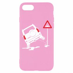 Чехол для iPhone SE 2022 Jeep pissing on the sign - PrintSalon