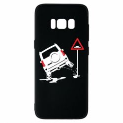 Чехол для Samsung S8 Jeep pissing on the sign - PrintSalon
