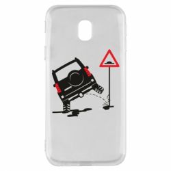 Чехол для Samsung J3 2017 Jeep pissing on the sign - PrintSalon