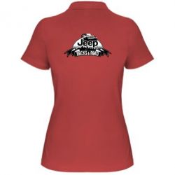 Женское поло Jeep rocks - PrintSalon