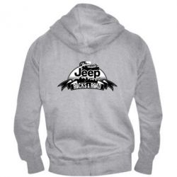Мужское худи на молнии Jeep rocks