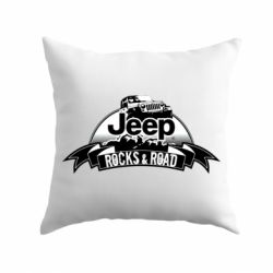 Подушка Jeep rocks - PrintSalon