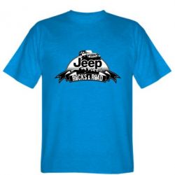 Мужская футболка Stedman Jeep rocks - PrintSalon