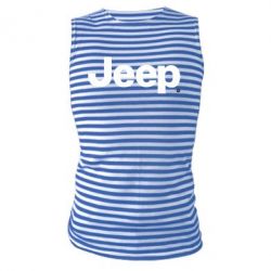 Майка-тельняшка Jeep - PrintSalon