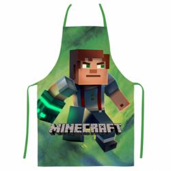 Фартух з 3D принтом Jesse from Minecraft - PrintSalon