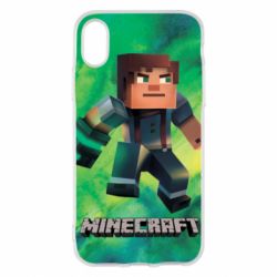 Чохол для iPhone X/Xs Jesse from Minecraft - PrintSalon