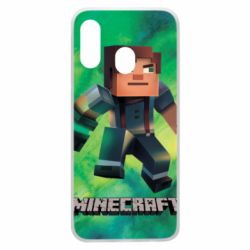Чохол для Samsung A40 Jesse from Minecraft - PrintSalon