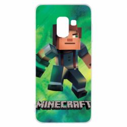 Чохол для Samsung A8 2018 Jesse from Minecraft - PrintSalon
