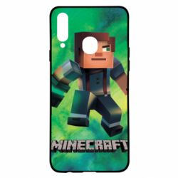 Чохол для Samsung A20s Jesse from Minecraft - PrintSalon