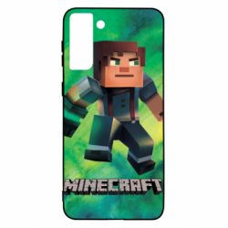 Чохол для Samsung S21+ Jesse from Minecraft - PrintSalon