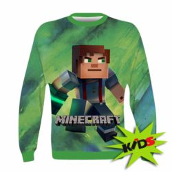 Дитячий 3D світшот Jesse from Minecraft - PrintSalon