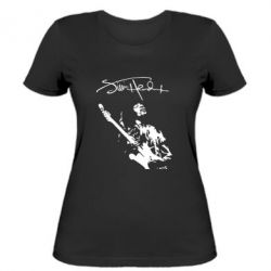Женская футболка Jimi Hendrix афтограф - PrintSalon