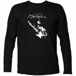 Футболка с длинным рукавом Jimi Hendrix афтограф - PrintSalon