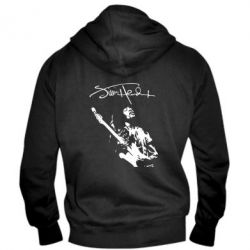 Мужское худи на молнии Jimi Hendrix афтограф - PrintSalon