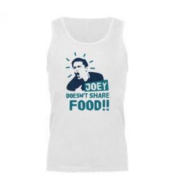 Мужская майка Joey doesn't share food! - PrintSalon
