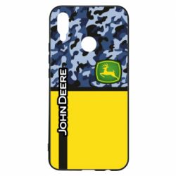 Чехол для Huawei P Smart Plus 2018 John Deer camouflage blue - PrintSalon