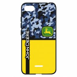 Чехол для Xiaomi Redmi 6A John Deer camouflage blue - PrintSalon