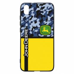 Чехол для Xiaomi Redmi 7A John Deer camouflage blue - PrintSalon