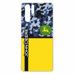 Чехол для Huawei P30 Pro John Deer camouflage blue - PrintSalon