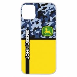 Чехол для iPhone 11 Pro John Deer camouflage blue - PrintSalon