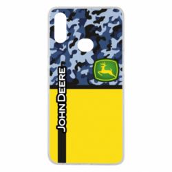 Чехол для Samsung A10s John Deer camouflage blue - PrintSalon