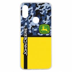 Чехол для Xiaomi Redmi Note 7 John Deer camouflage blue - PrintSalon