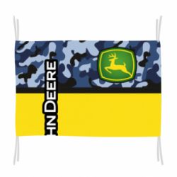 Флаг John Deer camouflage blue