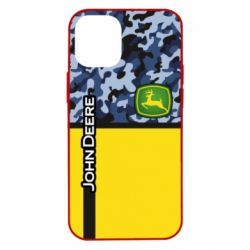 Чехол для iPhone 12 mini John Deer camouflage blue - PrintSalon