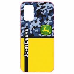 Чехол для Samsung A02s/M02s John Deer camouflage blue - PrintSalon