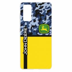 Чехол для Samsung S20 FE John Deer camouflage blue - PrintSalon