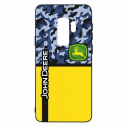Чехол для Samsung S9+ John Deer camouflage blue - PrintSalon